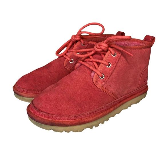 UGG Shoes - UGG Neumel Boots Women's 7 US Pink Strawberry Sorbet Chukka Shoes Sheepskin